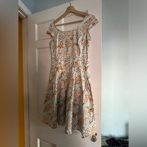 Retrolicious woodland creatures dress